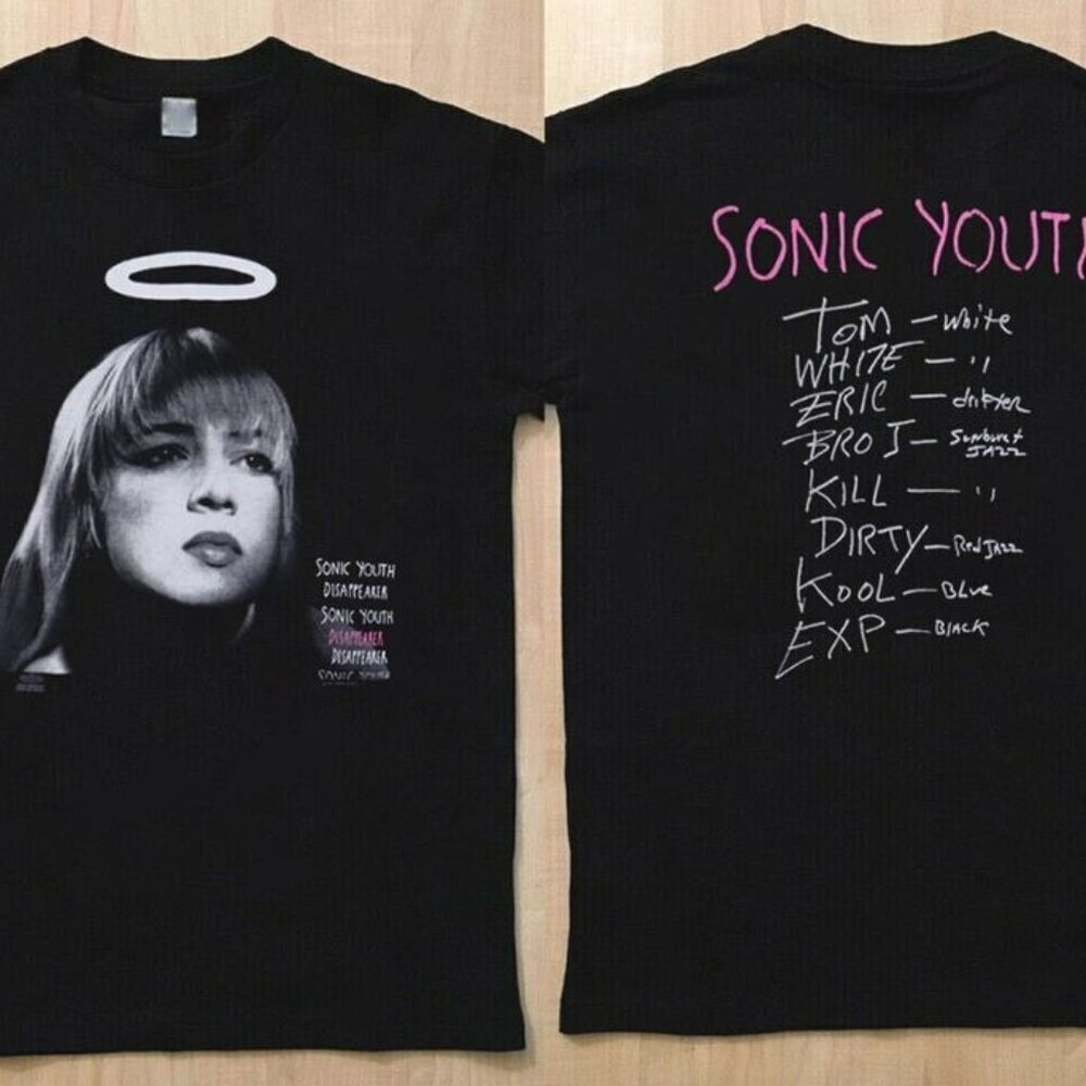 1991 Sonic Youths Disappearer Traci Lords 2 Sided Retro Band Collector Classic